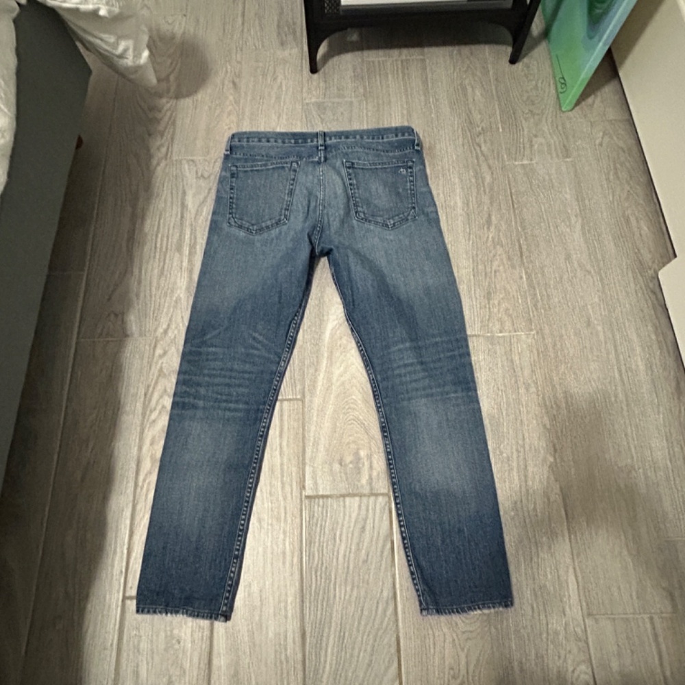 LIKE NEW! Men's Rag & Bone Jar Distressed Stretch Jeans SLIM Fit 2 - 32/30 - Picture 9 of 12